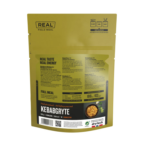 REAL Drytech - Casseruola per kebab 700 kcal FULL MEAL